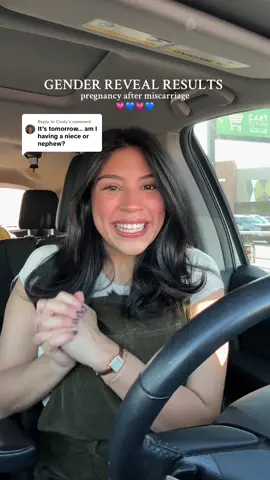 Replying to @Cindy emotions everywhere hahah #pregnant #genderreveal #pregnancy #pregnancyafterloss #pregnancyjourney 