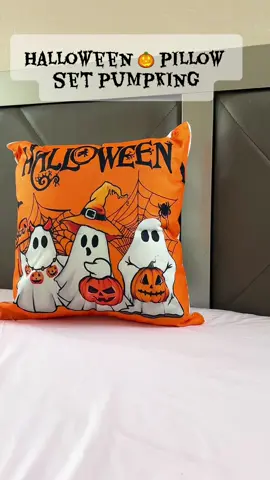 #pillowset #halloween #pumpkin #pillow 