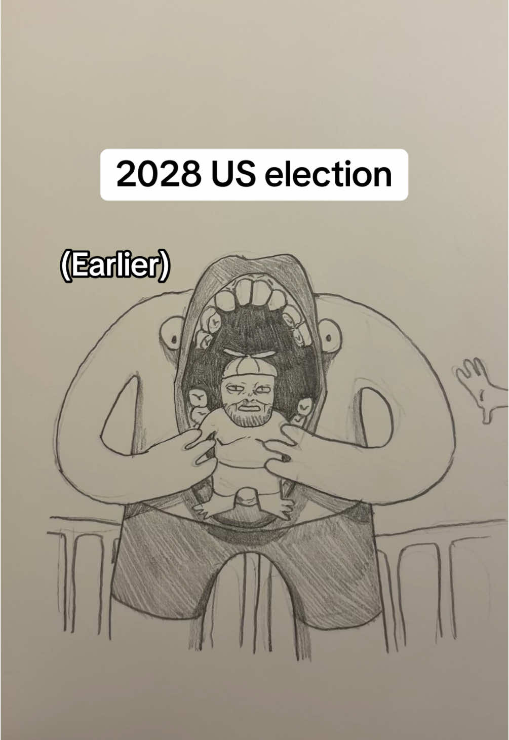 Mr frog for president 2028 #smilingfriends #mrfrog #memes #pencilart #sketchbook #comic #funny 