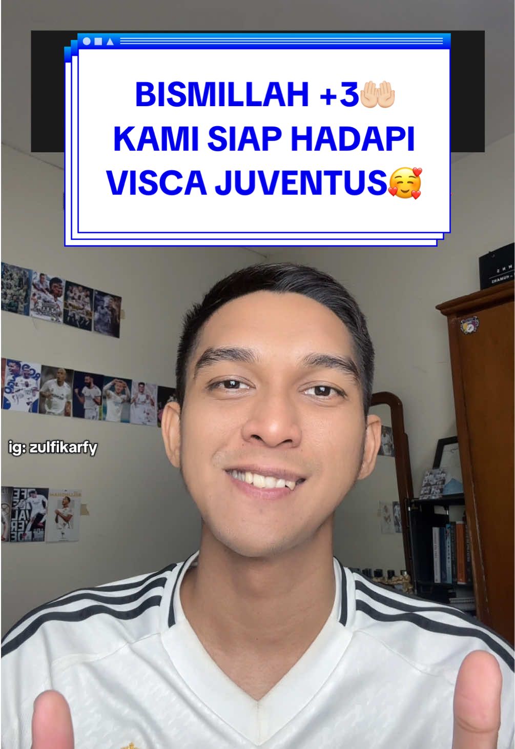BISMILLAH +3🤲🏻 KAMI SIAP HADAPI VISCA JUVENTUS🥰 #realmadrid #madrid #halamadrid #championsleague #juventus 