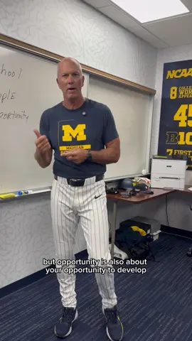 It’s about the school, the people, the opportunity, the money  #baseball #michigan #recruiting #coach #opportunity