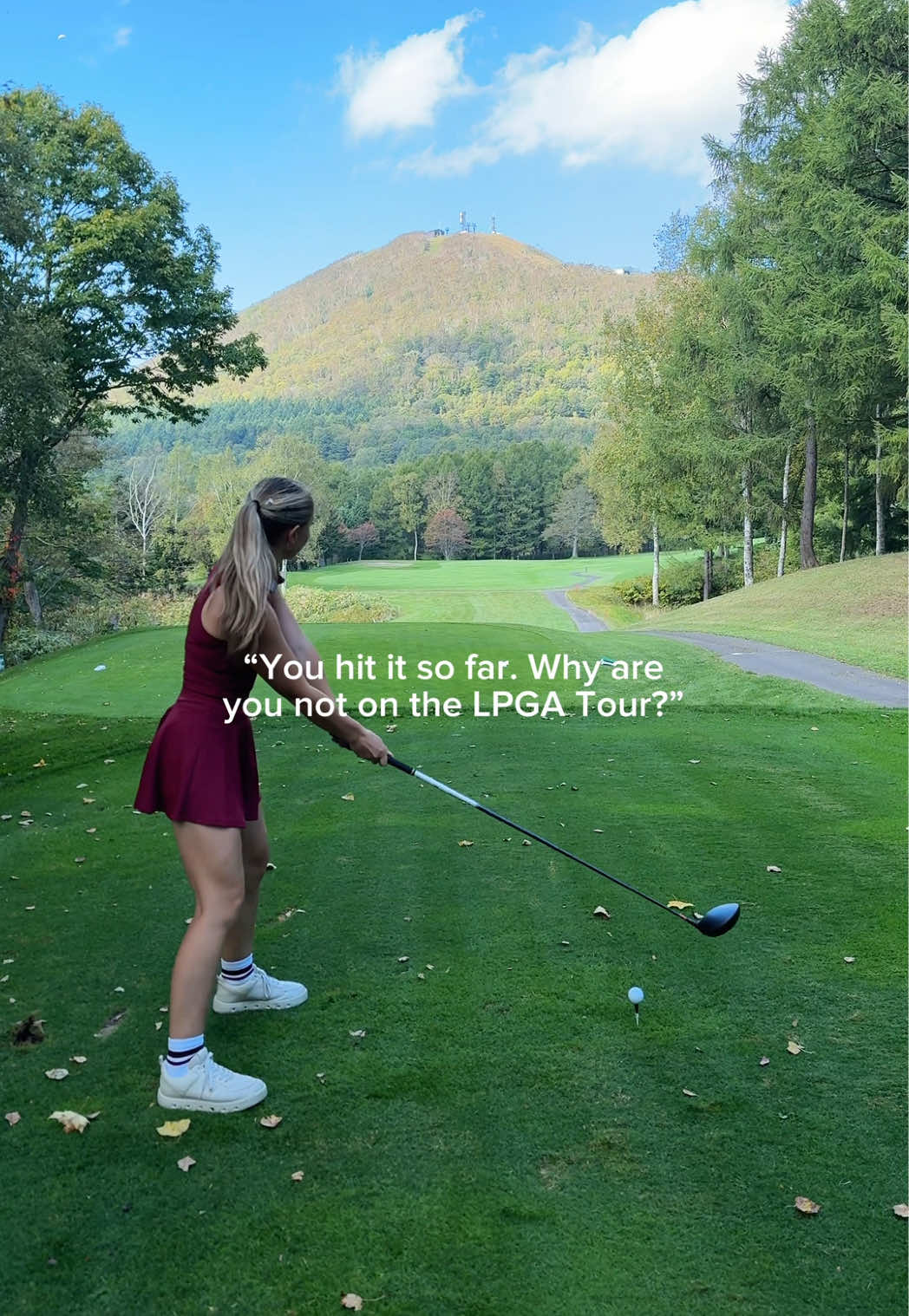 Golf will humble you real quick 😅 #golf #golfgirl #golfer #lpgatour #relatablegolf 