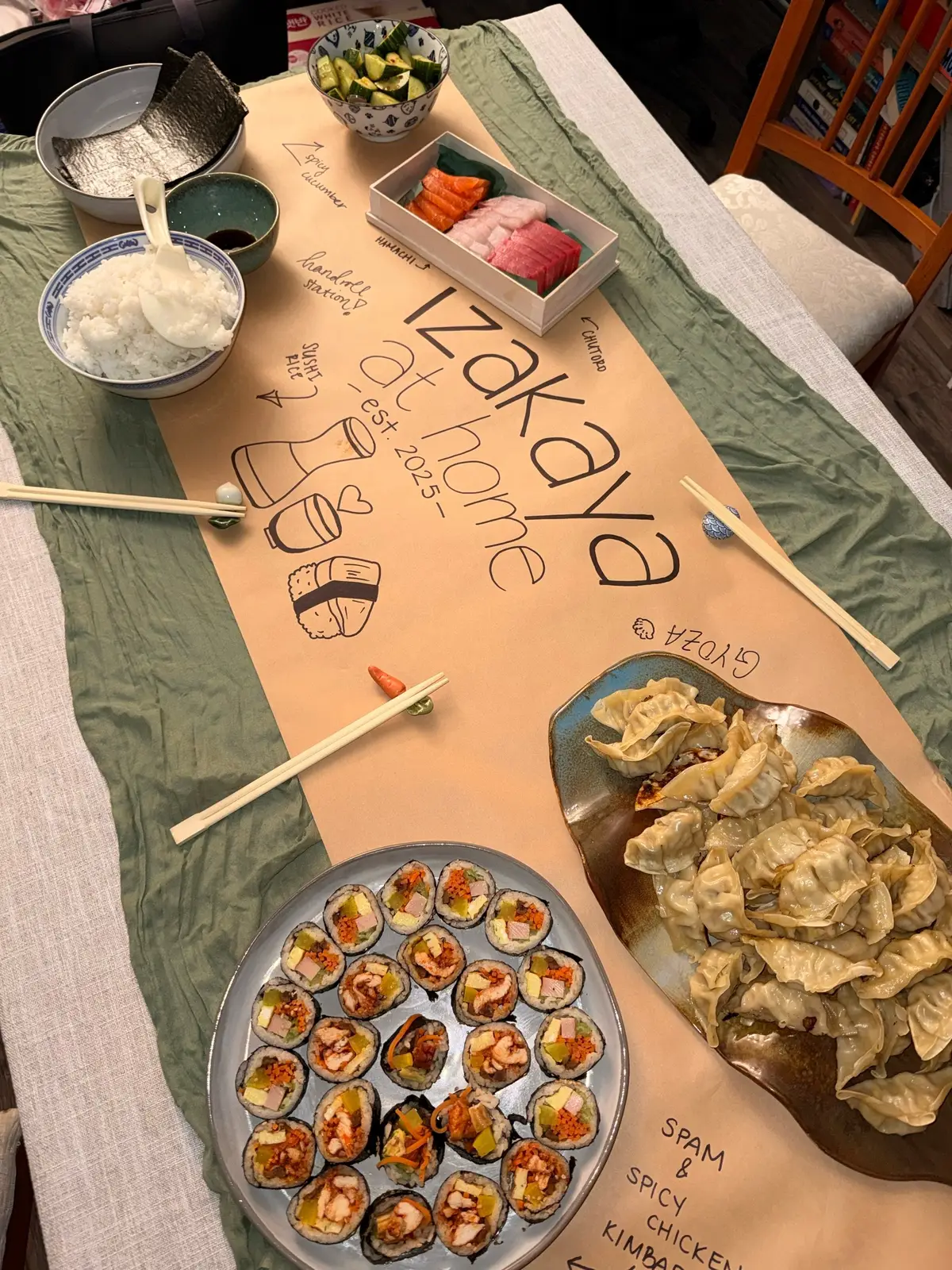 #izakaya #izakayaathome #sushi #food #dinnerparty 