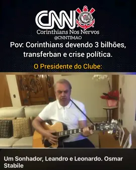 O presidente do Corinthians canta muito #corinthians #vaicorinthians #timao #corinthiansminhavida #corinthiansmeuamor 