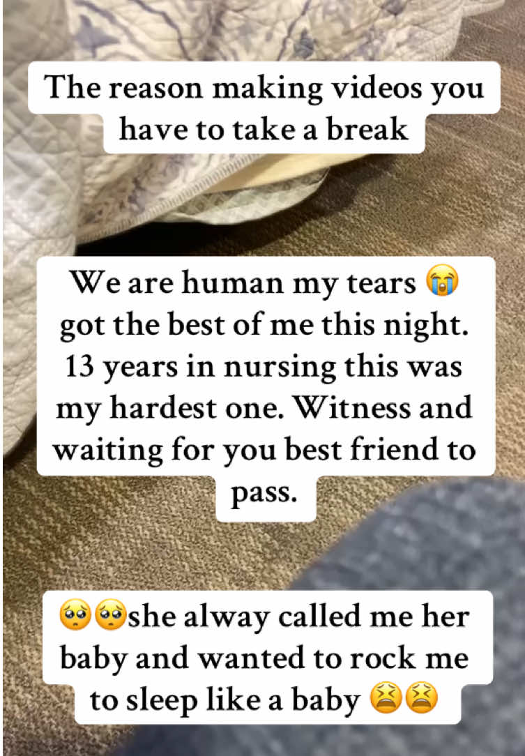 Y’all not ready for this conversation #nurse #nursesoftiktok #dementia #dementiaawareness #patient #hospice #cry #sad #grief #grieving 