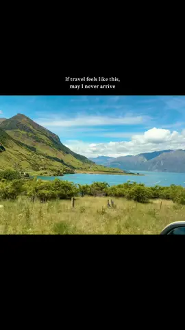 Reaching the end was never the point .  📍 Lake Hawea, New Zealand  #withlovekneesha #kneeshainnature #newzealand #lakehawea 