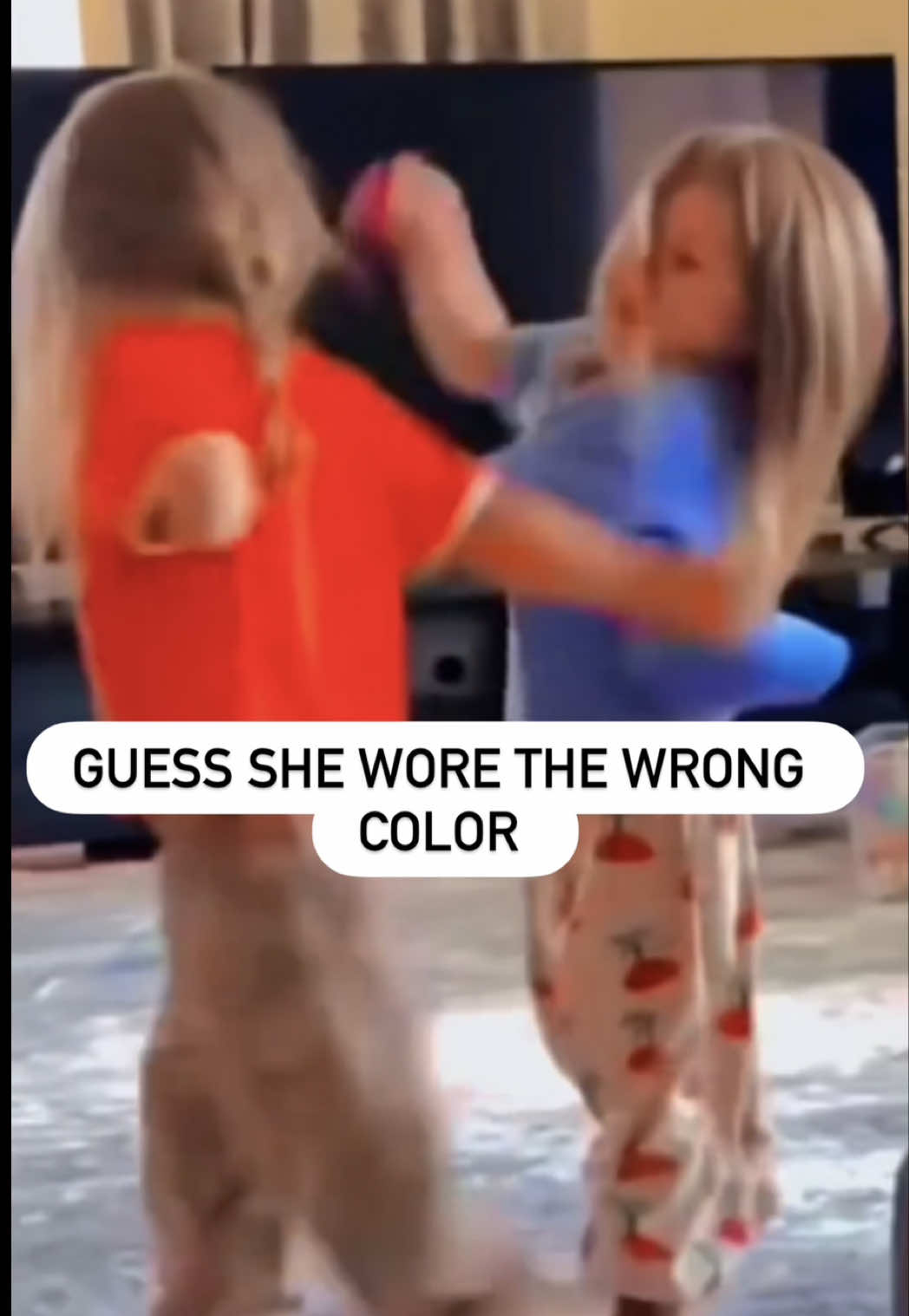 Guess she wore the wrong color.  