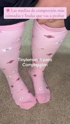 🌸 Las medias de compresión más cómodas y lindas que vas a probar#mediasdecompresion #compressionsocks #tinylemon #tiktokshopfinds #compression 
