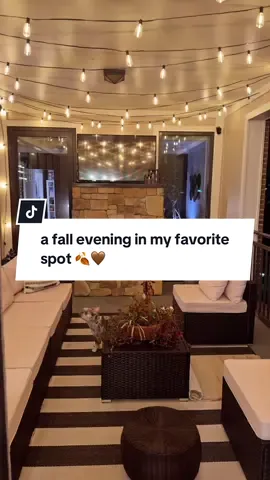 a fall evening in my favorite spot 🍂🤎🎃 #fallvibes #cozyfall #fallvibes🍂 #fallnights #smallcontentcreators 