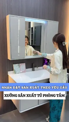 Nhận đặt sản xuất tủ theo yêu cầu mọi nhà #TikTokAwardsVN #cmthanhdat #thietbivesinh #tuchaulavabo #tuchau #lavabo #Home 
