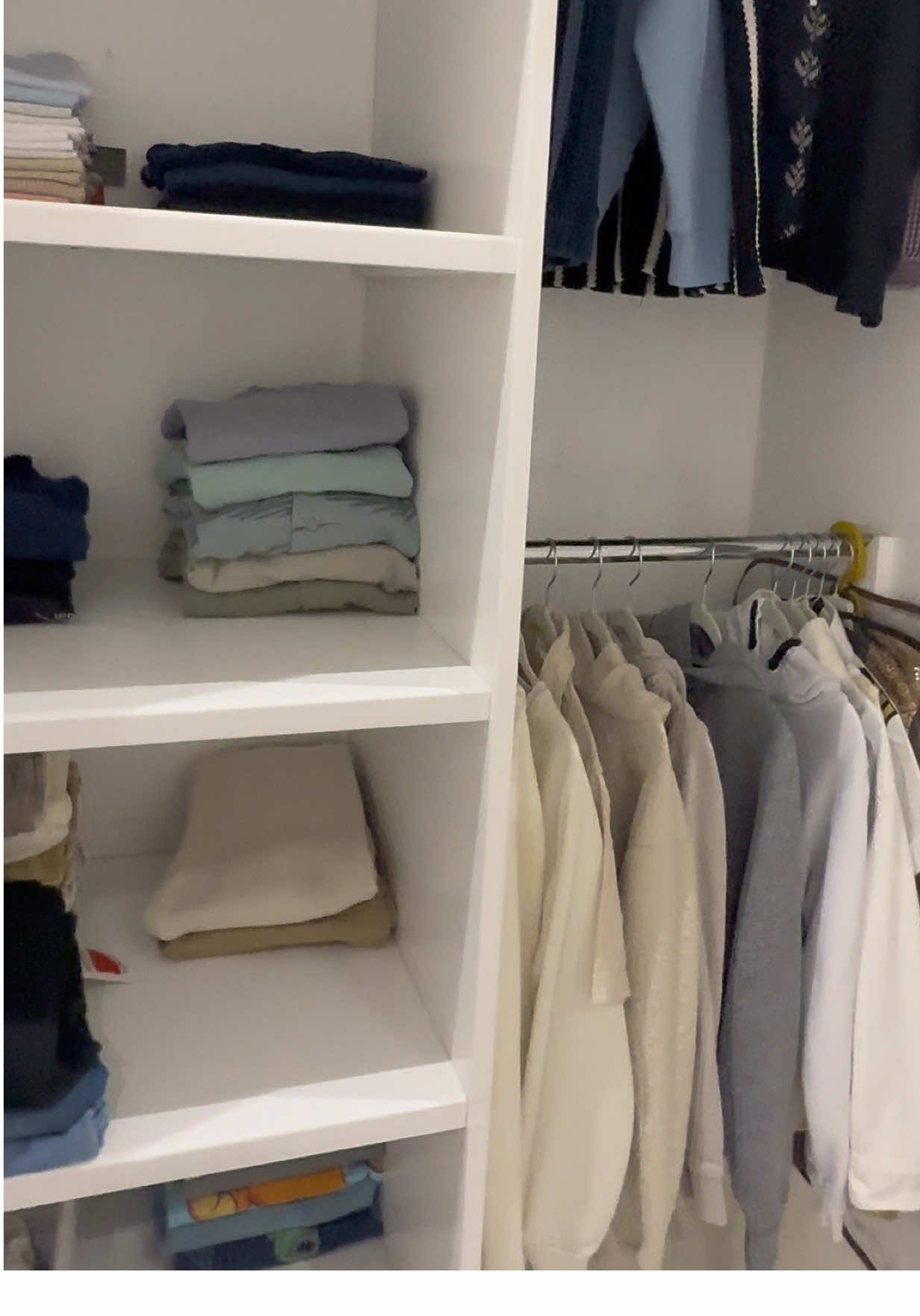 My partner bought this handmade wardrobe from a random Egyptian furniture shop in Kuwait and I can’t wait to toss it out! But for now I will pretend it’s happy here 🙈 #CleanTok #cleaning #springcleaning #viral #fyp 
