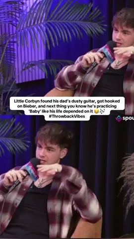 Little Corbyn found his dad’s dusty guitar, got hooked on Bieber, and next thing you know he’s practicing 'Baby' like his life depended on it 😂🎶 #ThrowbackVibes #corbynbesson #trend #viral #explorepage #TrendingNow #foryou #FYP 