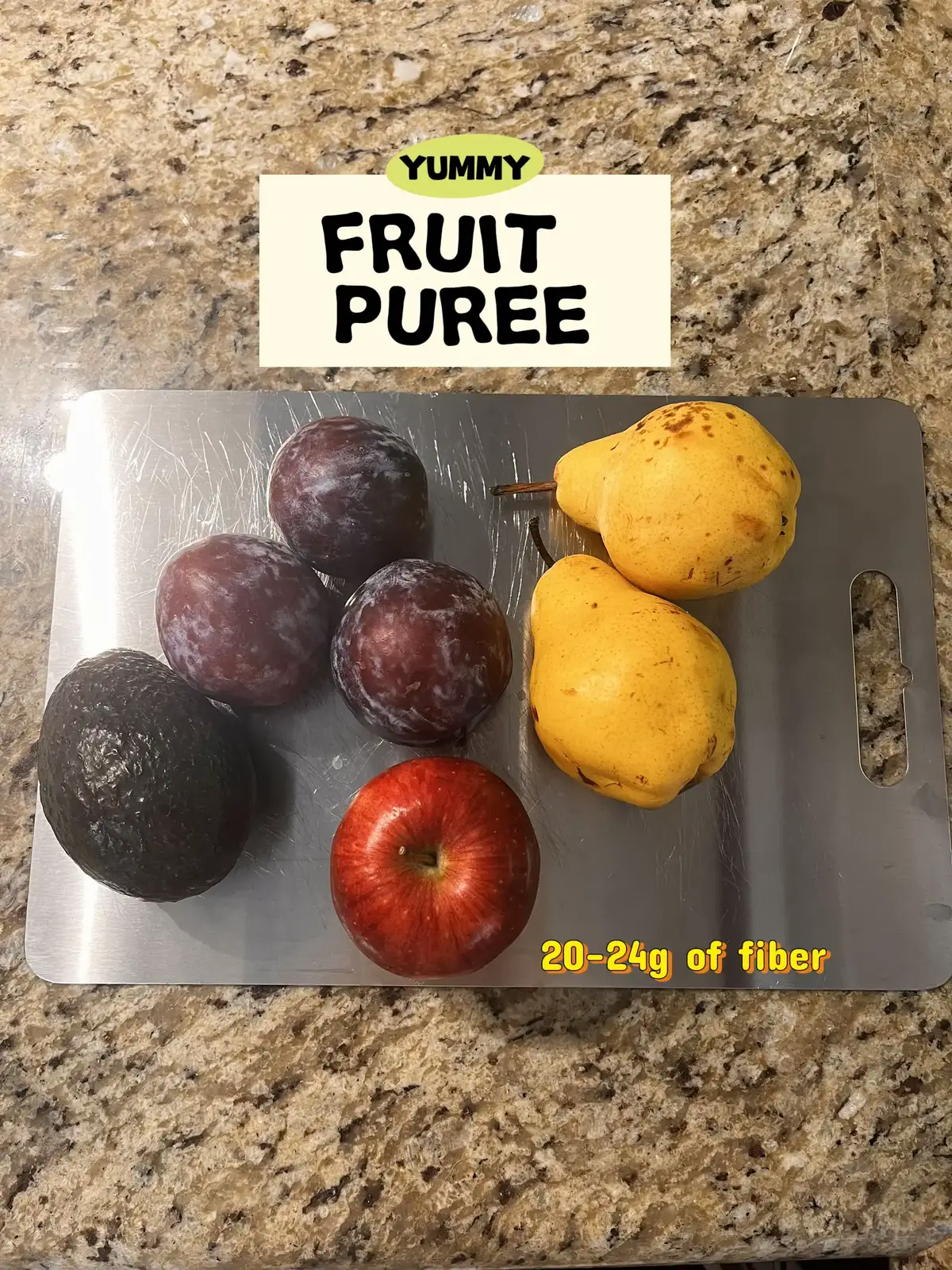 Baby food : Home Edition🥘 Easy high in fiber recipe for your littles!! ✨Can add any fruit or vegetables of your choice to make it your own and give your babies a healthy snack/meal✨ Healthy and delicious🫶🏼 #babyrecipes #healthytoddler #puree #foodrecipes #easyrecipe