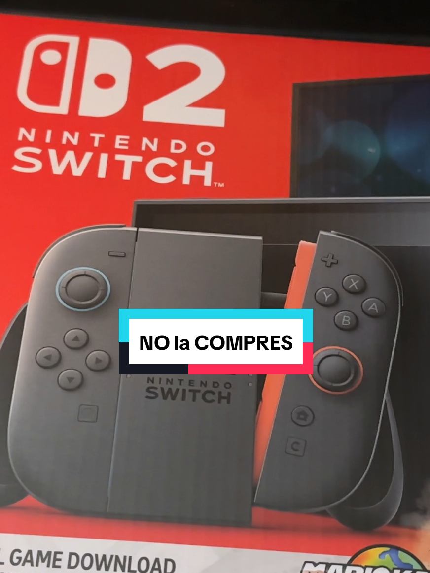 NO COMPRES la Switch 2 (AÚN NO) ​Mi opinión honesta sobre si vale la pena comprar la Nintendo Switch 2 en 2025. 🤫 Aunque el hardware es potente, su catálogo de juegos aún es un prólogo. Esta es mi confesión y mi análisis de por qué creo que AHORA es un error. ¿Tengo razón o estoy loco? ¡Empieza el debate! #switch2 #nintendoswitch2 #nintendo #gaming #techtok 