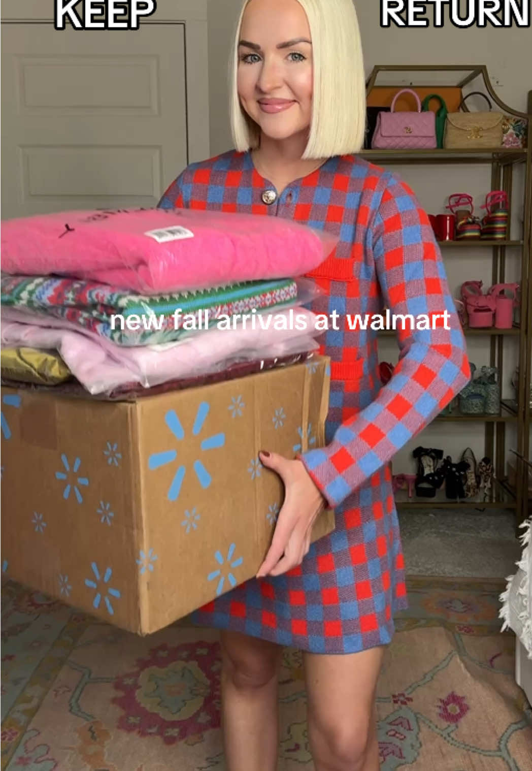 Would you believe everything is UNDER $30 🙌🏼 I just love colorful clothes in the fall + winter, especially when they’re this affordable 💗 $h0p in bi0 #walmartfashion #walmartfinds #affordablefashion 