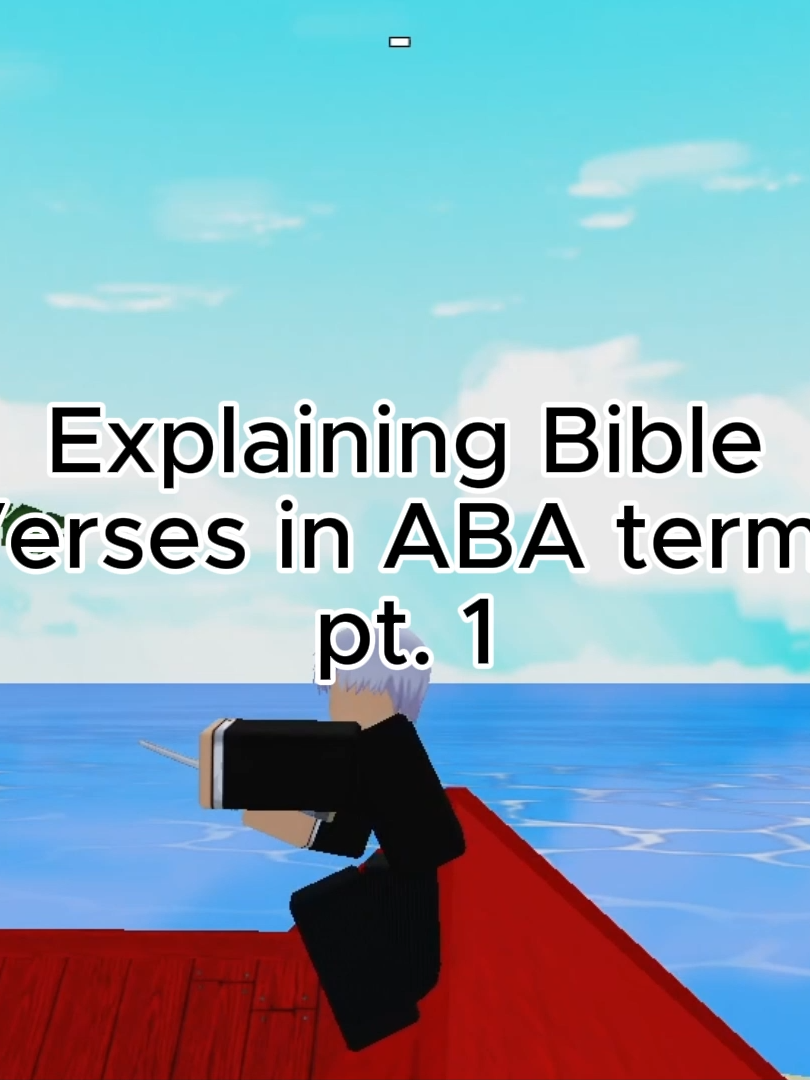 pt. 1: Heb 10:26 | tryng smth new after not posting forever lets see how it does #fyp #christian #aba #abatok #biblestudy #bible #meancombo #roblox #animebattlearena