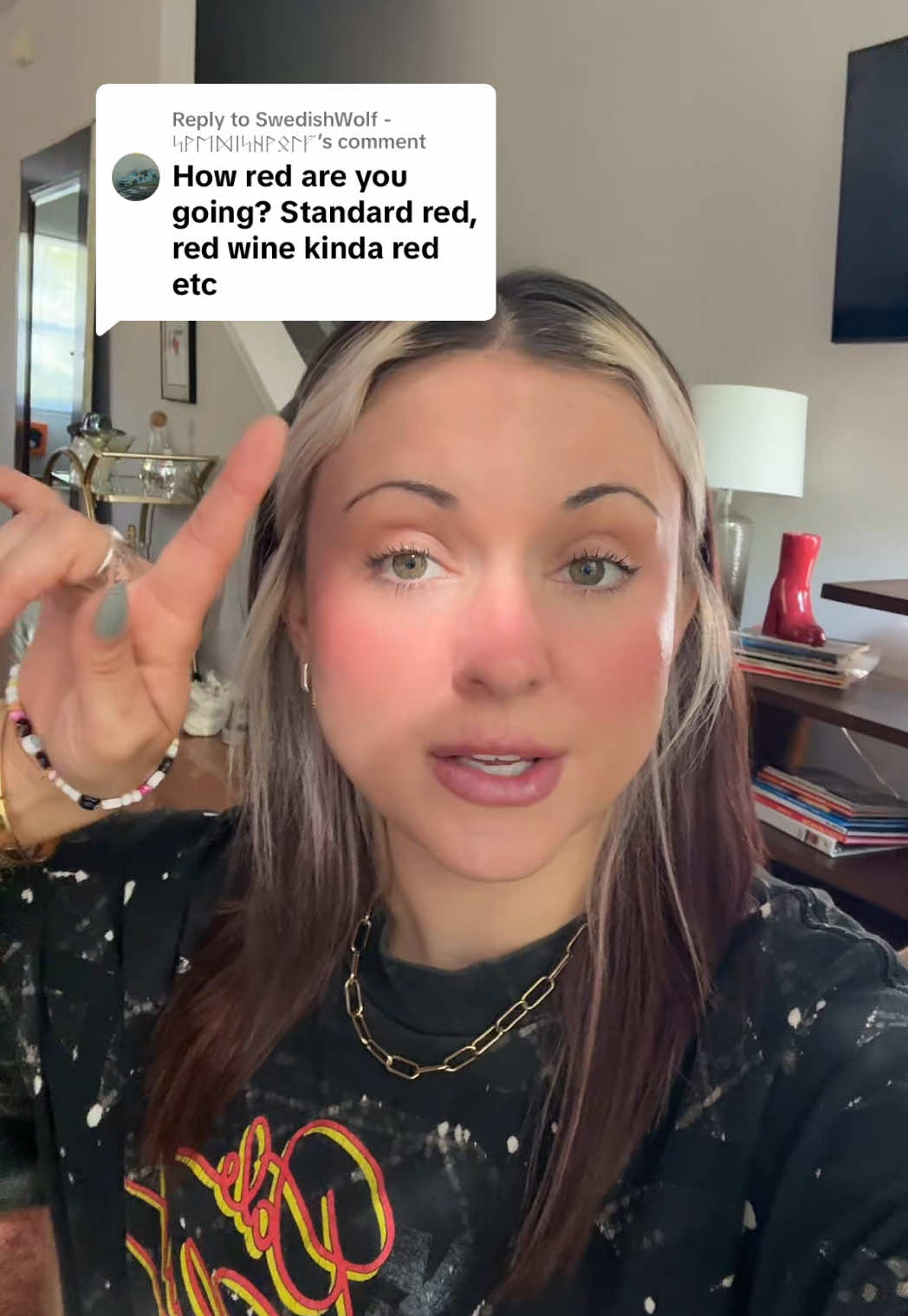 Replying to @SwedishWolf - ᛋᚹᛖᛞᛁᛋᚺᚹᛟᛚᚠ Nobody say anything tho bc I haven’t told my mom yet!! 🫣❤️‍🔥