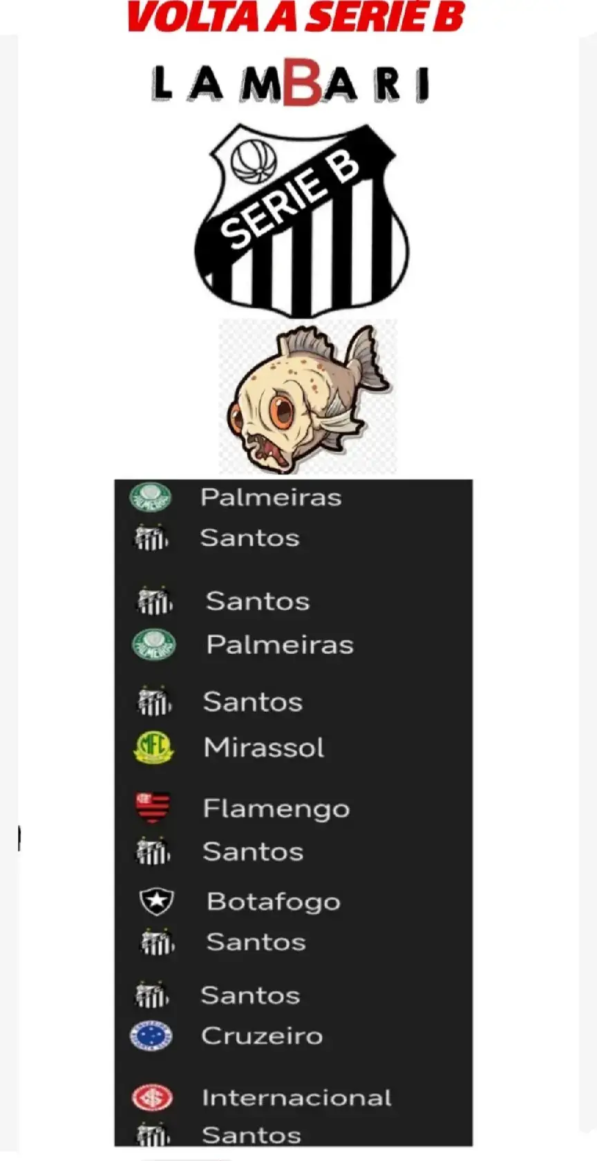 #santosserieb😂  #vaicair #neymarchorando  #corinthianspaidosantos 