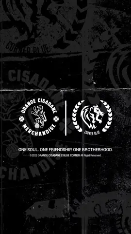 Jakarta and Malang stand together — brothers bound by the same respect and passion. This collaboration reminds us that football isn’t about rivalry, but about unity and pride. Stay tuned ! This is where true brotherhood lives. #OrangeCisadaneMerch  #CornerBlue #Persija #Arema