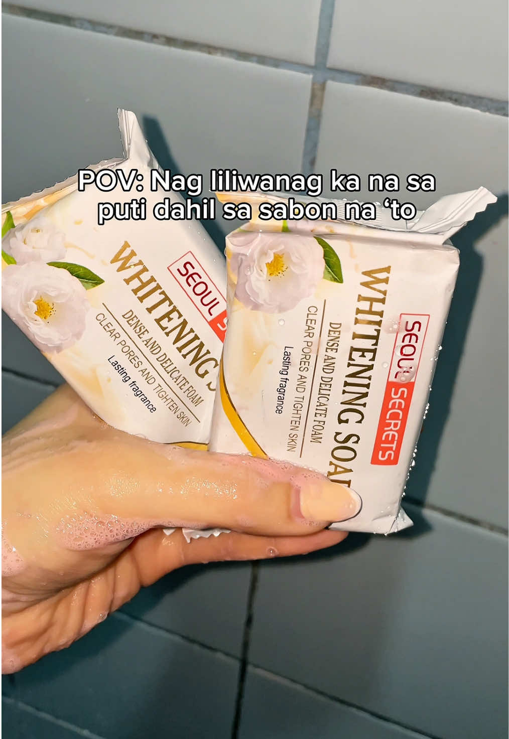 Grabe ung ginawa ng sabon na to! 5pcs na yan tapos 99 pesos lang! #seoulsecret #whiteningsoap #skinwhitening #seoulsecretwhiteningsoap #GlowUp 