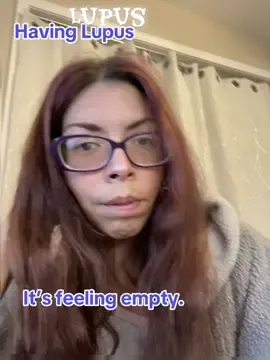 Having Lupus: it’s feeling empty. I no have no one to share what I pass through. #lupus #empty #lupuslife #lupusjourney #lupuswarrior 