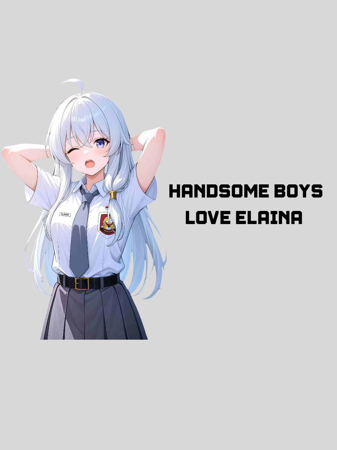 Handsome boys Love Elaina                #handsomeboy #animeedit #trending #Elaina #majonotabitabi #foryou