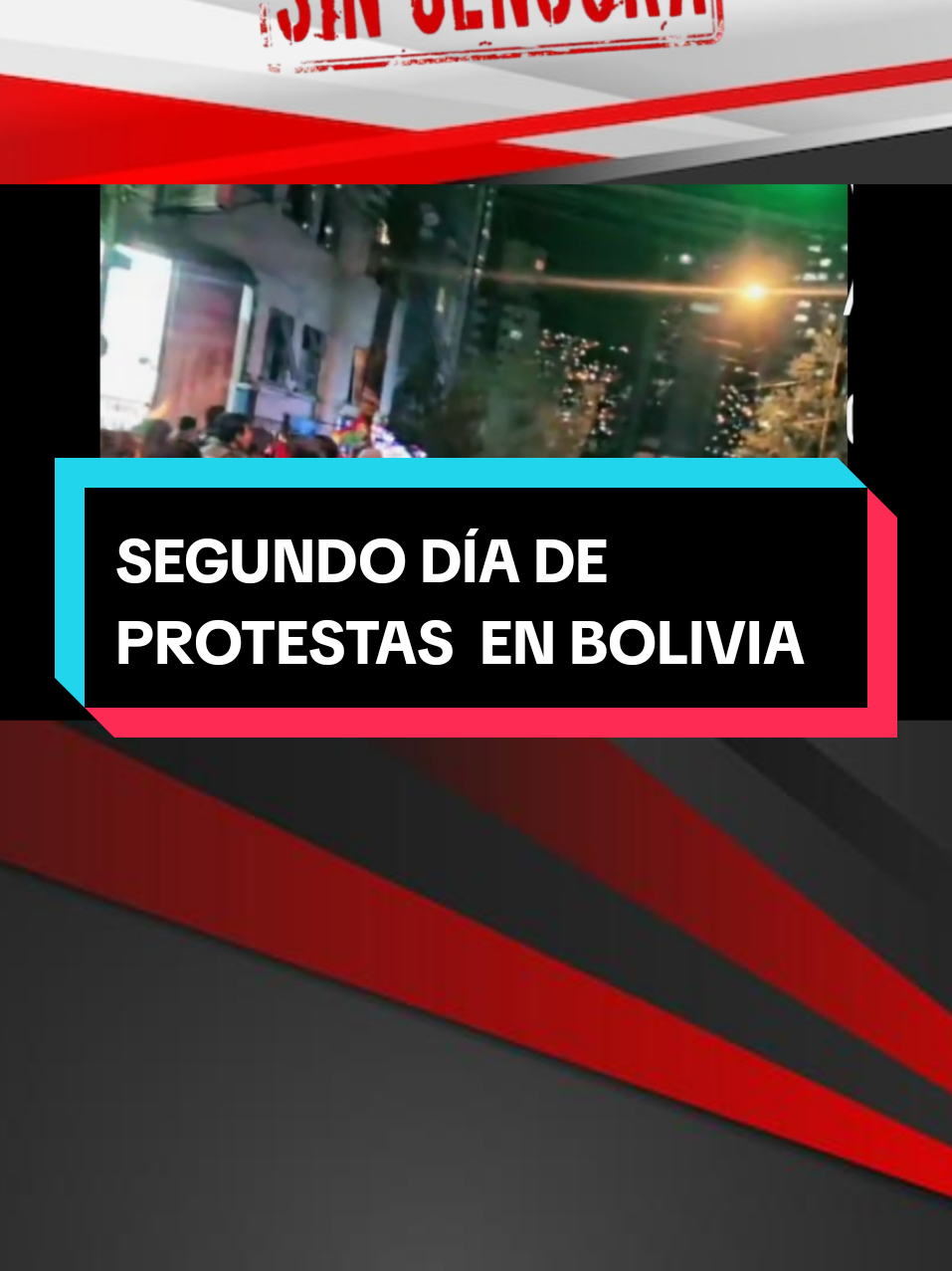SEGUNDO DÍA DE MULTITUDINARIAS PROTESTAS EN CONTRA DEL FRAUDE DEL TRIBUNAL ELECTORAL MASISTA. #fraude #elecciones2025 #tse #Viral #sincensurabolivia 