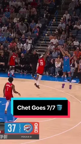 Chet with the tough jumper 🚨 #NBA #basketball #Thunder #okcthunder #ChetHolmgren 