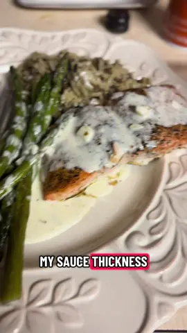 Baked salmon with a lemon cream sauce inspired by the amazing @🌼Rae's Kitchen🌼 #foodietiktok #dinner #DinnerIdeas #fyppppp