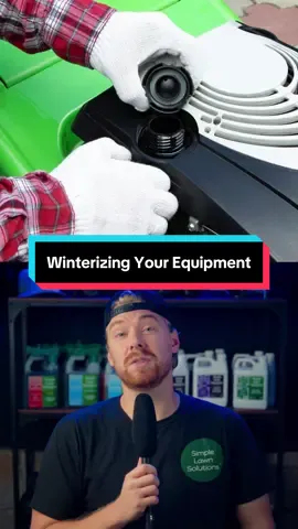 As the season comes to an end, it’s time to start coming up with a plan to winterize your equipment so you aren’t paying big next Spring!!! ❄️🌱💪 #simplelawnsolutions #lawntok #lawncare #grass 