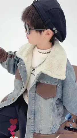 Áo jeans lót lông thời trang phong cách cá tính thoải mái ấm áp cho bé ngày gió về#muathu #thoaimai #aolong