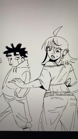 She looks good in sweatpants ngl… #digitalart #funny #fyppppppppppppppppppppppp #fyp #cringe 