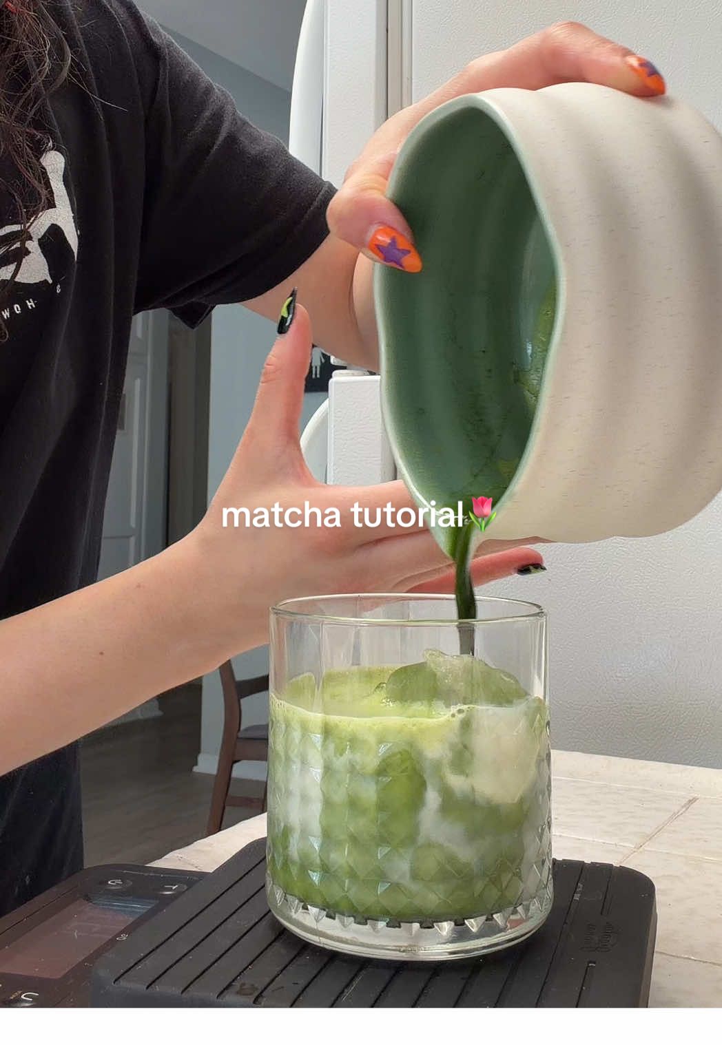 matcha show and tell and kind of tutorial🍵🌷 matcha set @nami matcha matcha @ naoki matcha milk @Oatly  sweetener @Curious.Juniper  #matcha #latina 