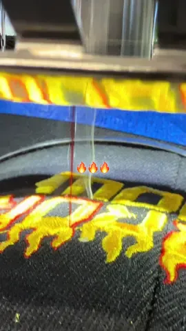 #fyp #hat #embroidery #flames #foryoupage 