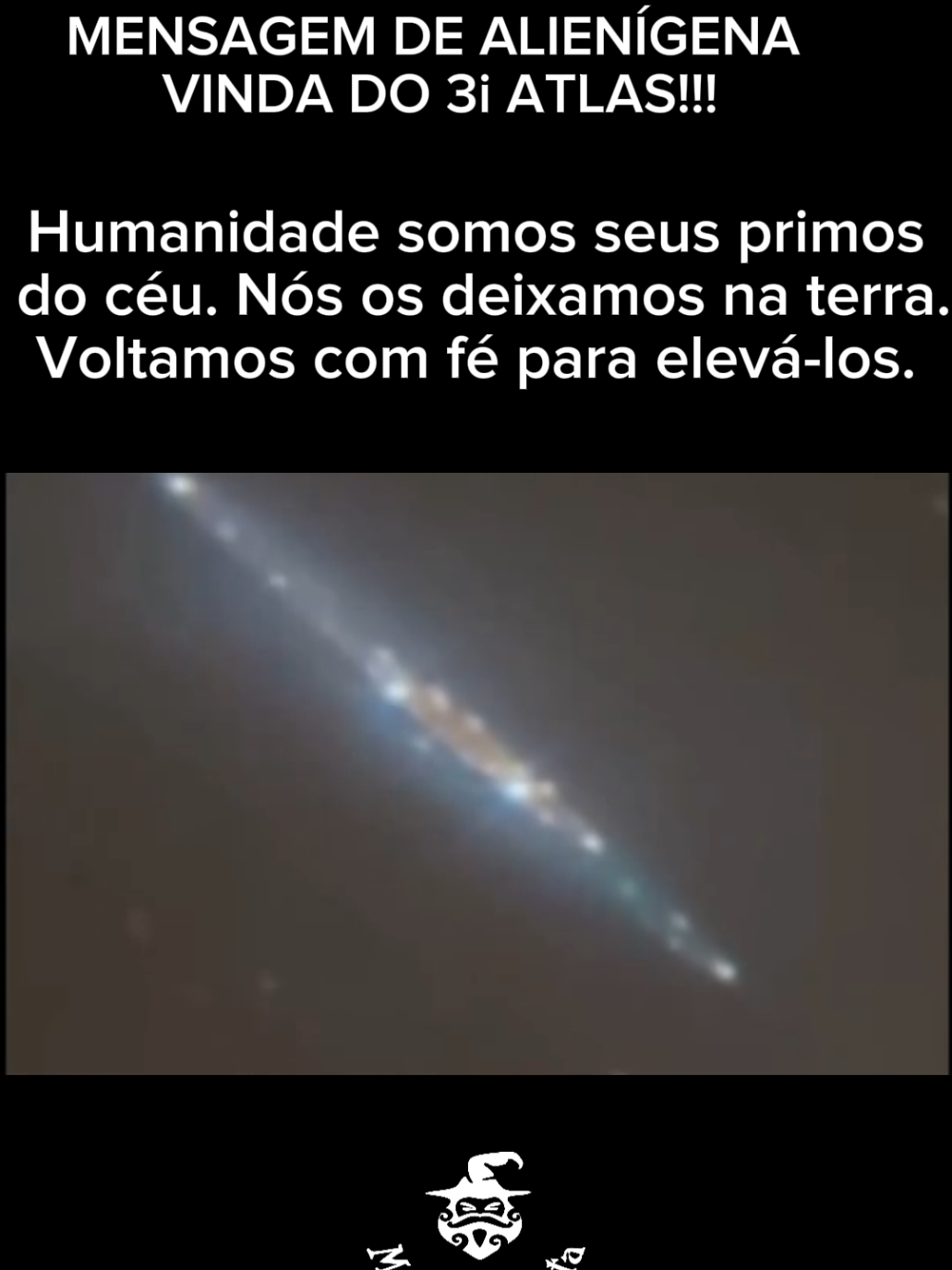 O 3i Atlas não é um cometa, é a espaçonave que veio nos lembrar de quem somos, nos reconectando com os nossos irmãos das estrelas. O chamado agora não é apenas para os despertos, agora é para todos. #3iatlas #extraterrestre #sintaochamado #navemae #desperte 