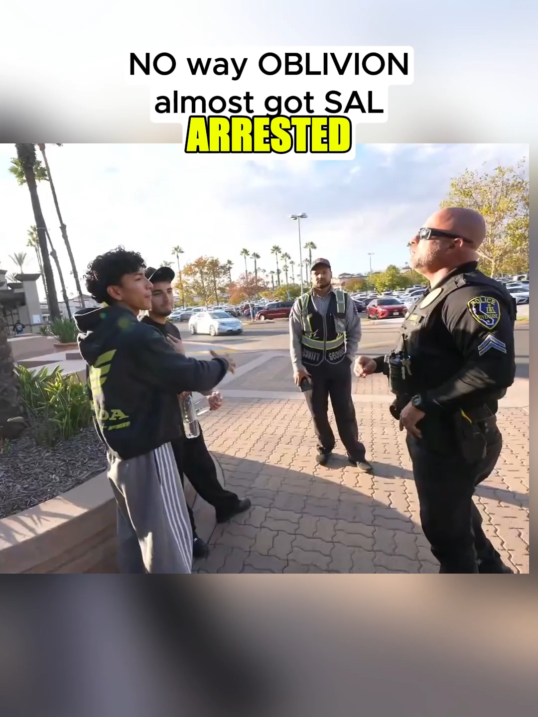 Oblivion almost gets sal arrested after they were caught harassing people #oblivionsw