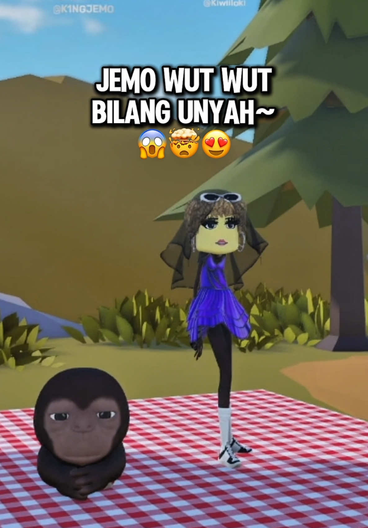 Siapa sangka Unyah @jemo wutwut berdemeg sekali🤯😭🤰 #roblox #robloxfyp #robloxindonesia #game #fyp 