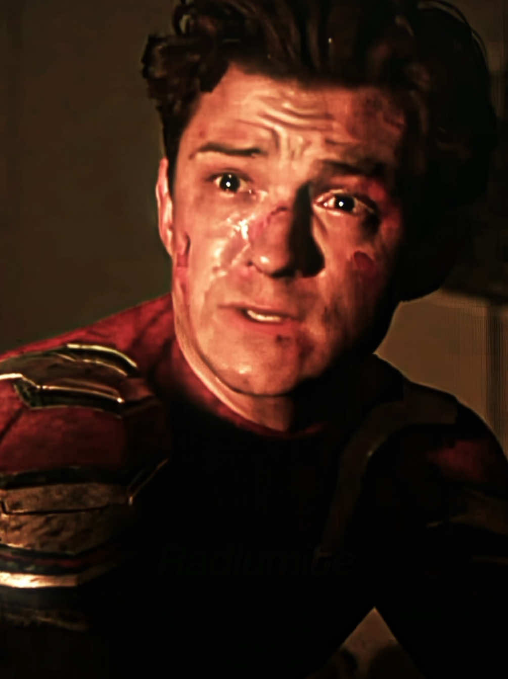 This scene was so sad #spiderman #tomholland #spidermanedit #xyzcba #fypシ 