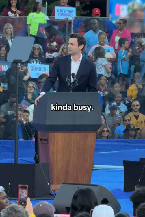 busy at work for us 24/7! 😎#jonossoff #georgia 