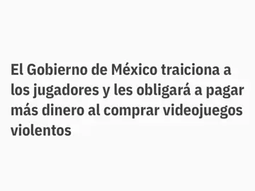 Los videojuegos no son y nunca serán el enemigo #elgamingsalva #gaming #videojuegos #gobierno #impuestosmexico #videojuegosedit #videogames #videojuego 