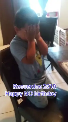 Porque nadie dijo que no se podia celebrar el No cumpleaños,aqui rompiendo reglas y protocolos Happy No Birthday mi niño.@me encanta ver a mis hijos felices