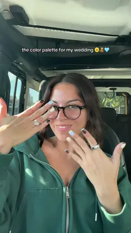 not your regular bride to be 🤍👰🏻‍♀️💍 #postengagement #postengagementnails #bridenails #fallnails #fianceera @Brides.com 