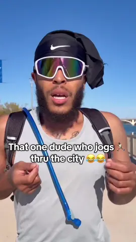 That one dude who jogs 🏃🏾thru the city😂😂#explore #fypシ #comedy #jog #foryou 