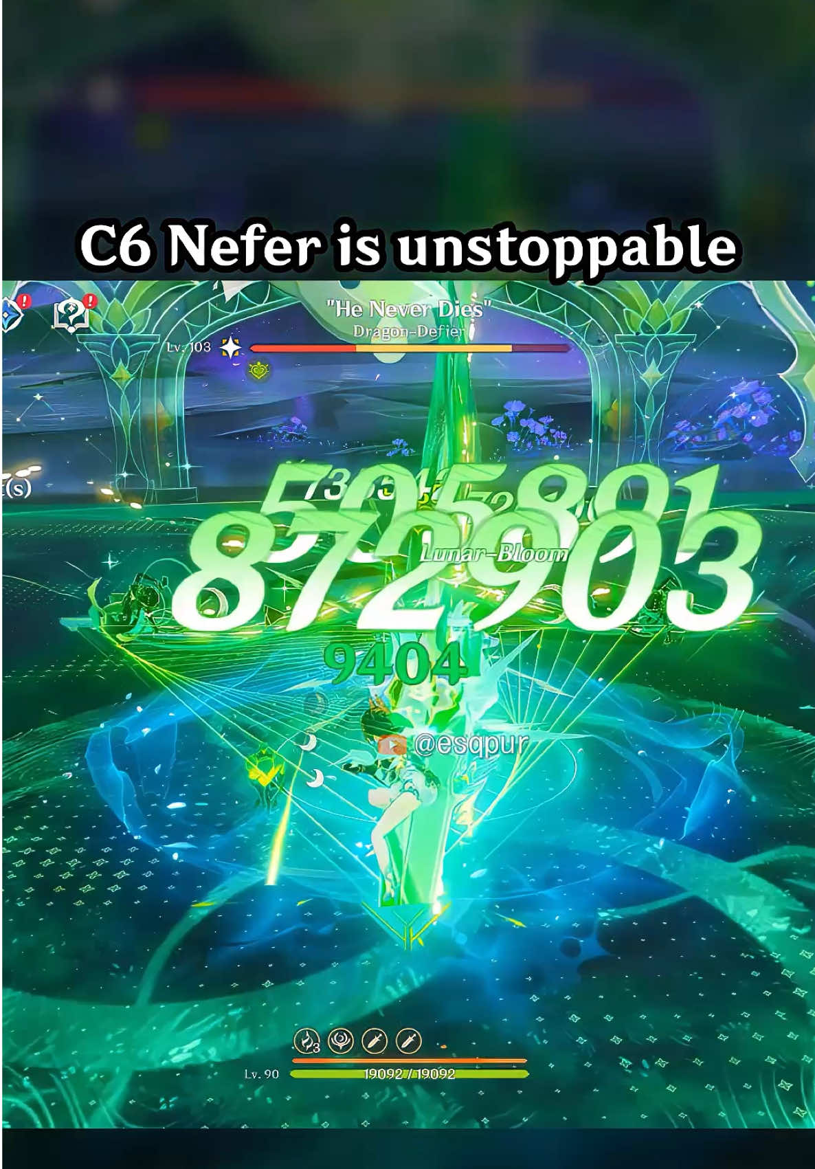 C6 NEFER IS UNSTOPPABLE #GenshinImpact #hoyocreators #Nefer