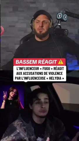 L’INFLUENCEUR « FUGU » RÉAGIT AUX ACCUSATIONS DE VIOLENCE PAR L’INFLUENCEUSE « HELYDIA »#bassem #react #helydia #fugu #reponse 