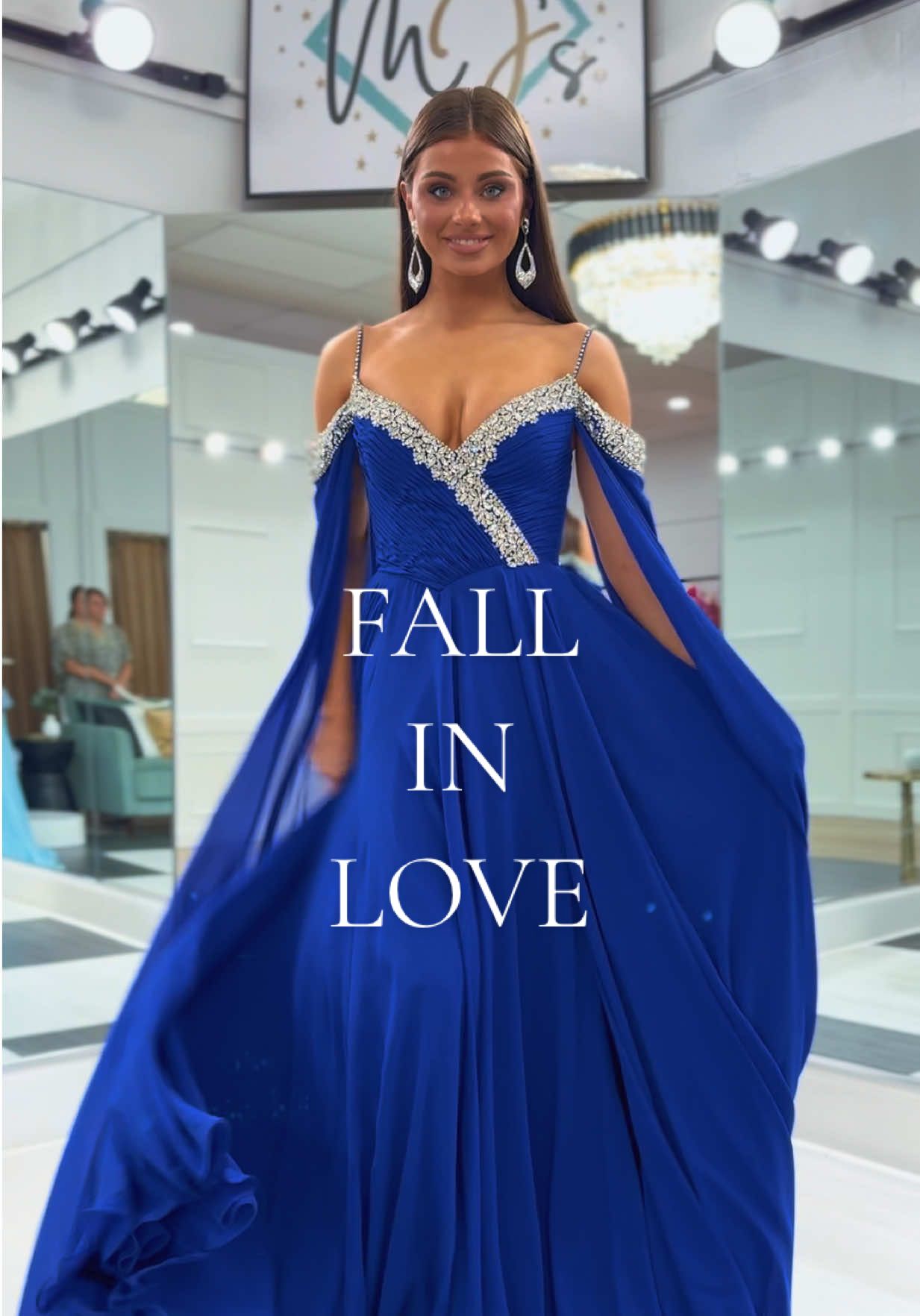 This dress is giving all of the #Juliet vibes 🌹🌿🏰 Fall in love with a dress at MJ’s! @JOVANI @Kate #jovanifashions #romeoandjuliet #fallinlove #dressup 