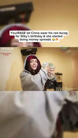Cinna really put on YourRAGE’s red durag and started doing money spreads 😭🔥 #YourRAGE #Cinna #Silky #FaZeSubathon #TwitchClips