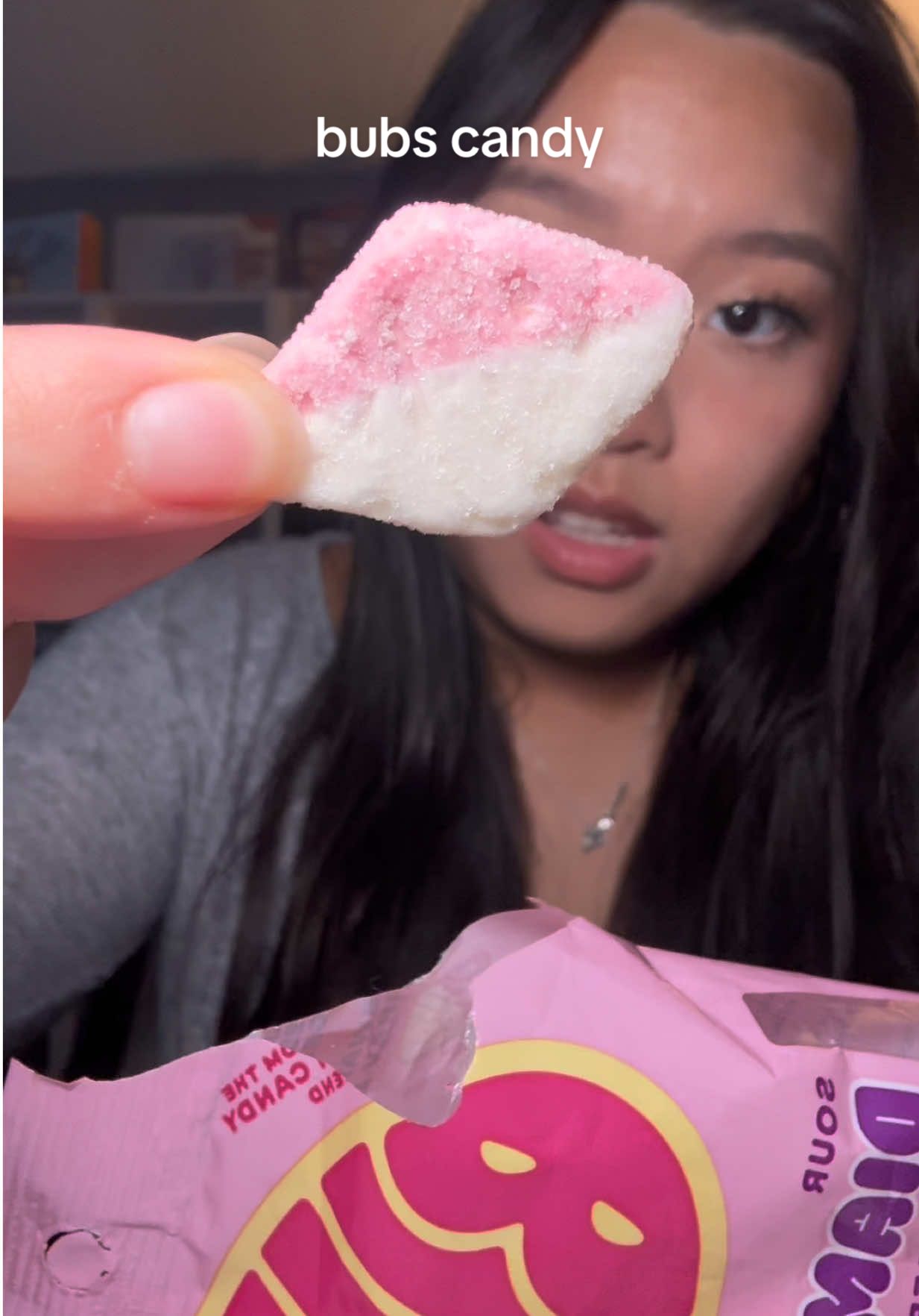 bubs swedish candy sour diamond strawberry vanilla ($3 from five and below)  YAYYYY THEY FINALLY HAVE THESE CANDIES WITHIN REACH!! i love bubs candy so delicious 😋 they seriously have the best candy texture hehe  #swedishcandy #bubscandy #candy #swedishcandyreview #boobasket 