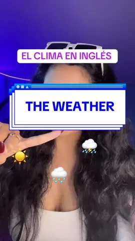 El clima en inglés 🤓 #vocabulary #englishteacher #inglesgratis #ocavarenglish 