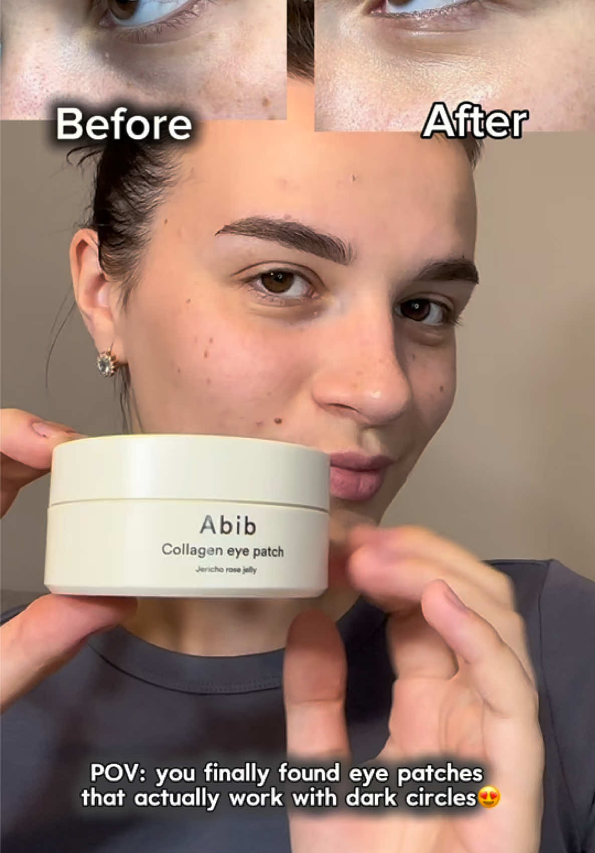 Abib Collagen Eye Patches — a gentle care for your under eyes. Infused with collagen, peptides, and caffeine, they restore firmness, hydration, and a refreshed look — like a full night’s sleep in a patch✨ @Abib Cosmetics #abibcollageneyepatch #collageneyepatch #darkcirclesremover #koreanskincare 